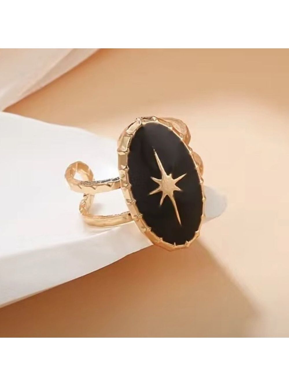 My True North 18K gp ring cuff